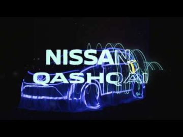 Event Nissan Qashqai 2017 Virtual Reality Art Tilt Brush and Video Mapping