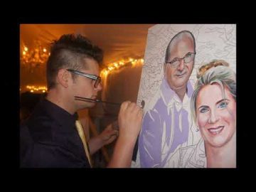 Paint by Numbers - Live Art Entertainment - Wedding